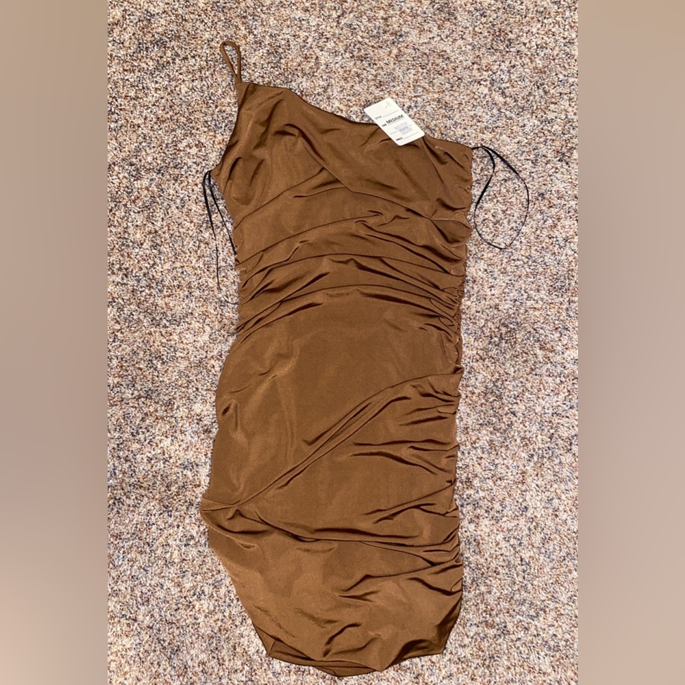 Brown Mini Dress